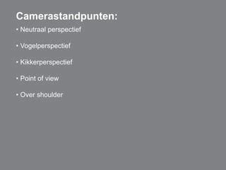 Grafische weergave van de verschillende camerastandpunten en interactieve functies van F1 TV Pro