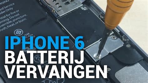 iPhone 6 batterij kleefstrips verwijderen