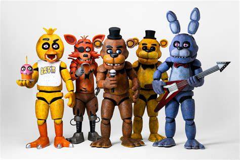 Animatronic personages van Five Nights at Freddy's