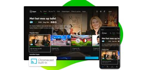 Illustratie van een smartphone die content naar een TV streamt