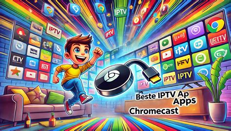 Overzicht van verschillende IPTV-apps op een tablet