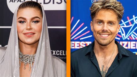 Roxeanne en André Jr. Hazes tijdens 'Holland Zingt Hazes'.