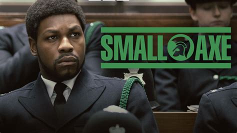 Montage van beelden uit de 'Small Axe' serie, met focus op de Caribische gemeenschap en historische sfeer van Londen in de jaren '70.