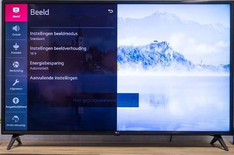Gedetailleerde instructies voor het selecteren van land, taal en wifi-instellingen op een LG tv