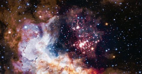 Artistieke impressie van de Big Bang en de vorming van sterren en sterrenstelsels.