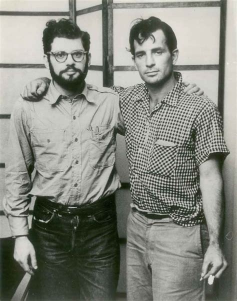 Portret van de jonge Allen Ginsberg, Jack Kerouac en William Burroughs