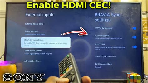 Infographic die het concept van HDMI-CEC en Bravia Sync uitlegt.