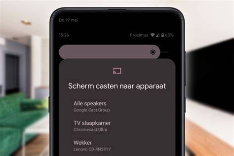 Illustratie van verschillende smart tv apps op een scherm
