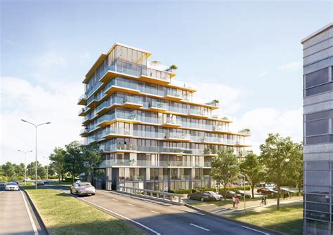 Artistieke impressie van het project 'Oasis City' in Almere.