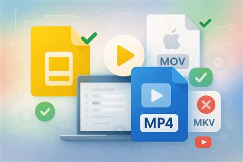 Diagram dat de compatibele en incompatibele videoformaten voor QuickTime weergeeft.