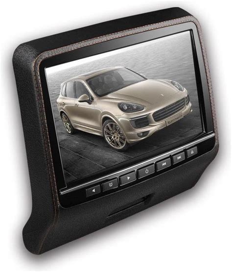 Afbeelding van een auto hoofdsteun DVD speler.