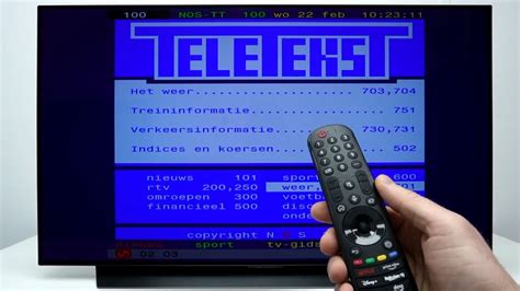 Historische schematische weergave van hoe teletekst signaal wordt verzonden en ontvangen