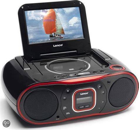 Foto van de Lenco DVP-910 portable DVD speler