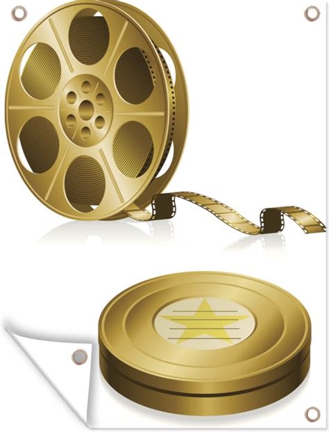 Illustratie van een cookie-icoon naast een filmrol