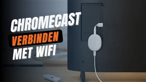 Diagram dat de verbinding van Chromecast met de TV, WiFi en mobiele apparaten illustreert.