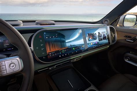 Schematische weergave van het Sennheiser Signature Sound System in de smart #5, met 20 luidsprekers.