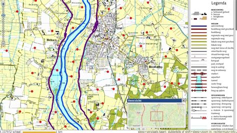 een kaart die de strategische ligging van Den Bosch en de geplande Britse opmarslijnen toont