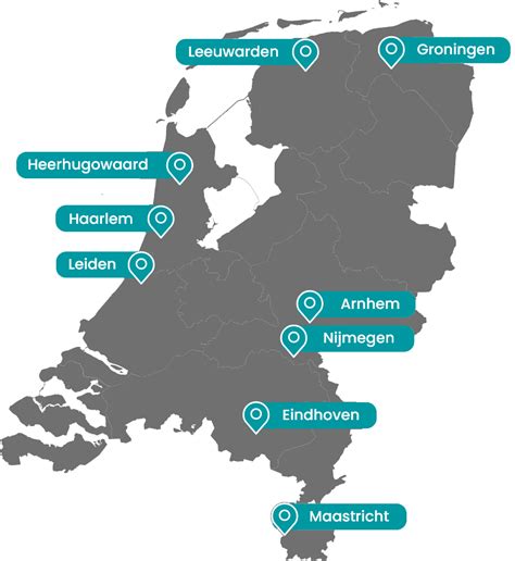 kaart van Kloosterburen met locaties van het café en de vindplaats van het lichaam