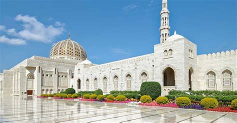 De indrukwekkende Sultan Qaboes-moskee in Muscat