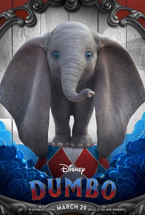 Een poster van de live-action Dumbo-film uit 2019.