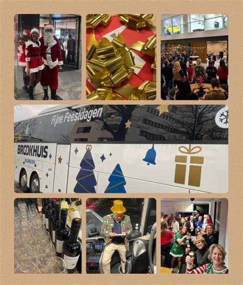 Kerstviering met collega's
