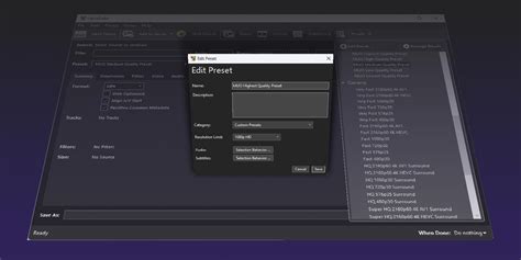 Vergelijkingstabel van verschillende HandBrake presets voor 480p DVD conversie