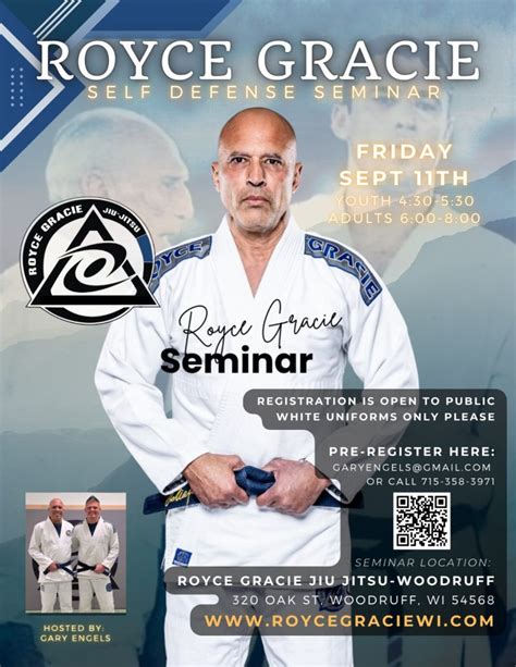 Portret van Royce Gracie