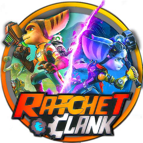 Illustratie van het Ratchet & Clank logo