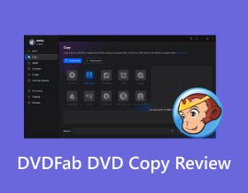 Screenshot van de DVDFab interface, die de verschillende modules toont zoals Ripper, Copier, Creator.