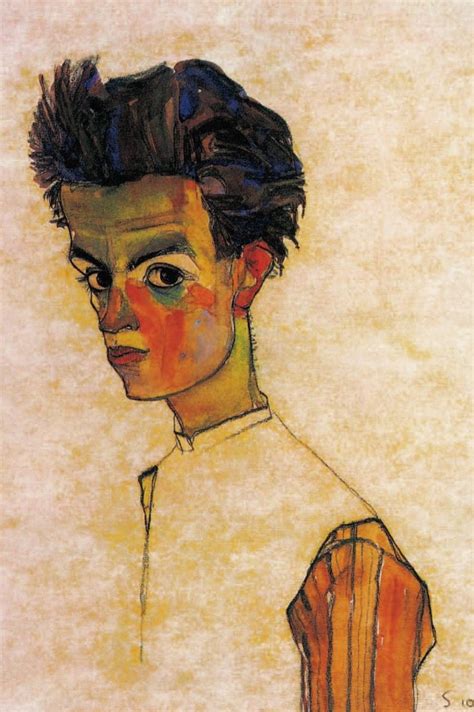 portret van Egon Schiele