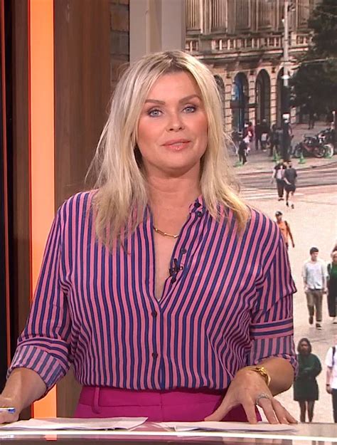 Bridget Maasland op de set van RTL Boulevard