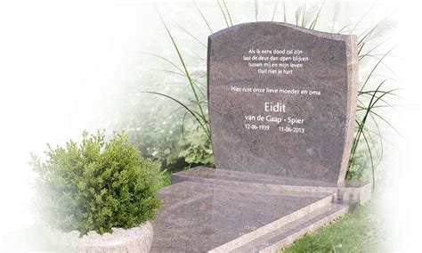 Overzicht van verschillende soorten grafstenen en beplanting op De Nieuwe Ooster