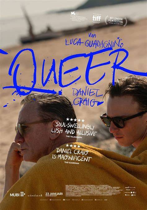 Poster van de film 'Queer' met Daniel Craig.