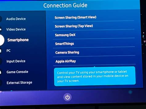 Screenshot van de Samsung TV interface met de optie 'Ambient Mode' gemarkeerd.
