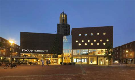 Artistieke impressie van het nieuwe Focus Filmtheater op het Kerkplein