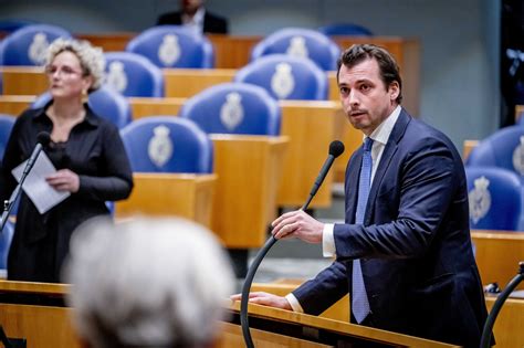Jesse Klaver tijdens een politiek debat in de Tweede Kamer