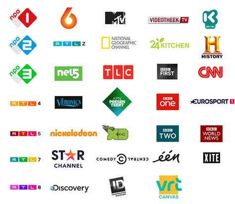 Overzicht van tv-zenders en hun genres