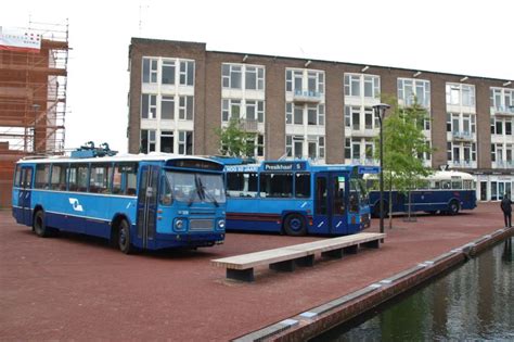Museumtrolleys 128, 0158 en 101 tijdens een presentatie van de STA op 8 september 2018 op het Audrey Hepburnplein