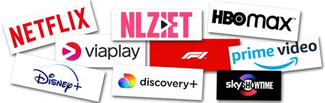 Infographic met logo's van populaire streamingdiensten die Chromecast ondersteunen