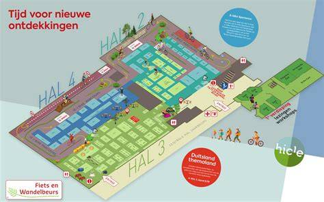 plattegrond van een ziekenhuisafdeling met aanduiding van camera's