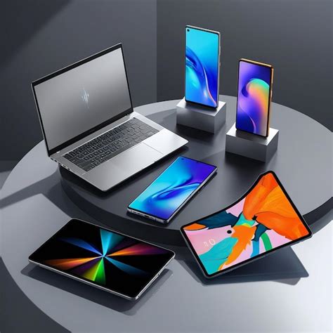 Overzicht van smartphones, tablets en laptops van diverse merken