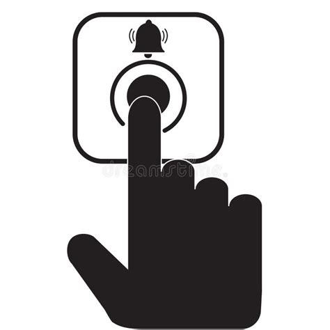 Pictogram van een bel met de tekst 