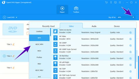 Screenshot van de Media Metadata Editor in Tipard DVD Ripper.