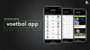 Screenshot van de GXR voetbalapp