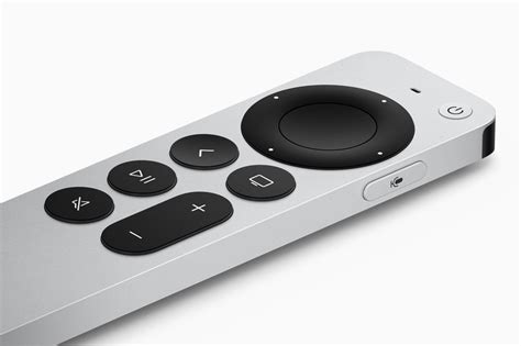 Afbeelding van de Siri Remote met indicatie van de Menuknop/Terugknop en Homeknop.