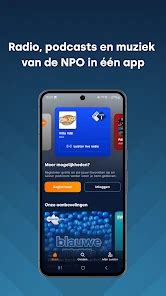 Screenshot van de NPO Luister app met de optie 'App de studio' gemarkeerd.