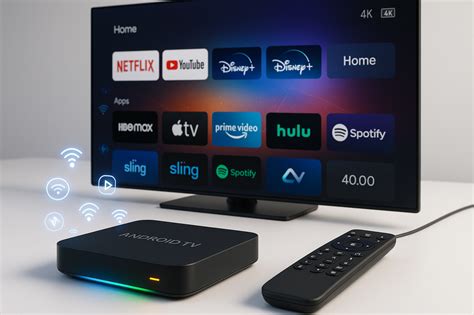 Infographic met de stappen voor het updaten van firmware op een Android TV box