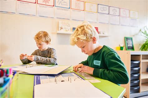 Foto van leerlingen in de MakerSpace aan het werk