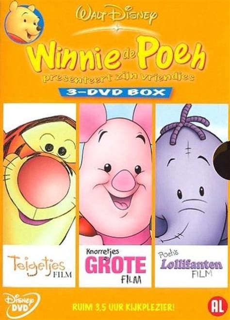 screenshot van het menu van de Winnie de Poeh DVD met extra's