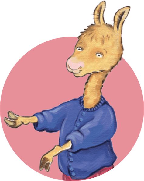 Een scène uit de animatieserie Llama Llama met Llama en Mama Llama.